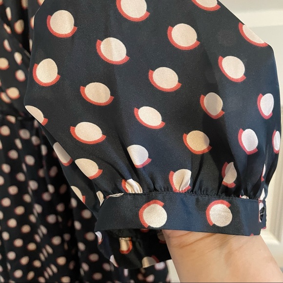 Zara Polka Dot Wrap Romper, Size L, with tags - Picture 2 of 10